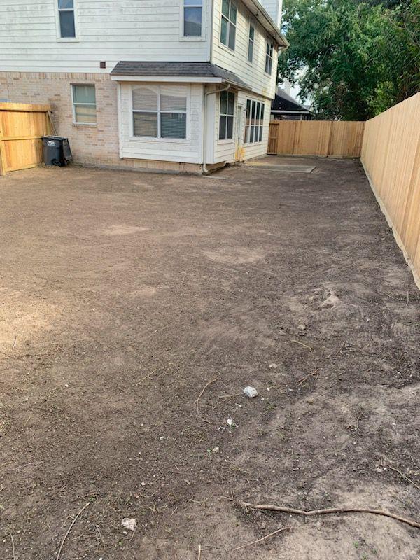 After soil mulching