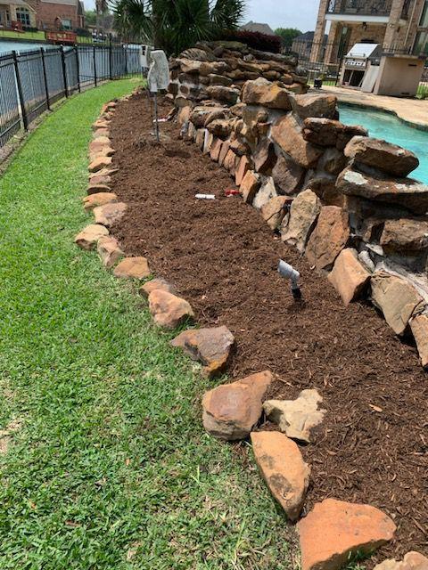 After soil mulching