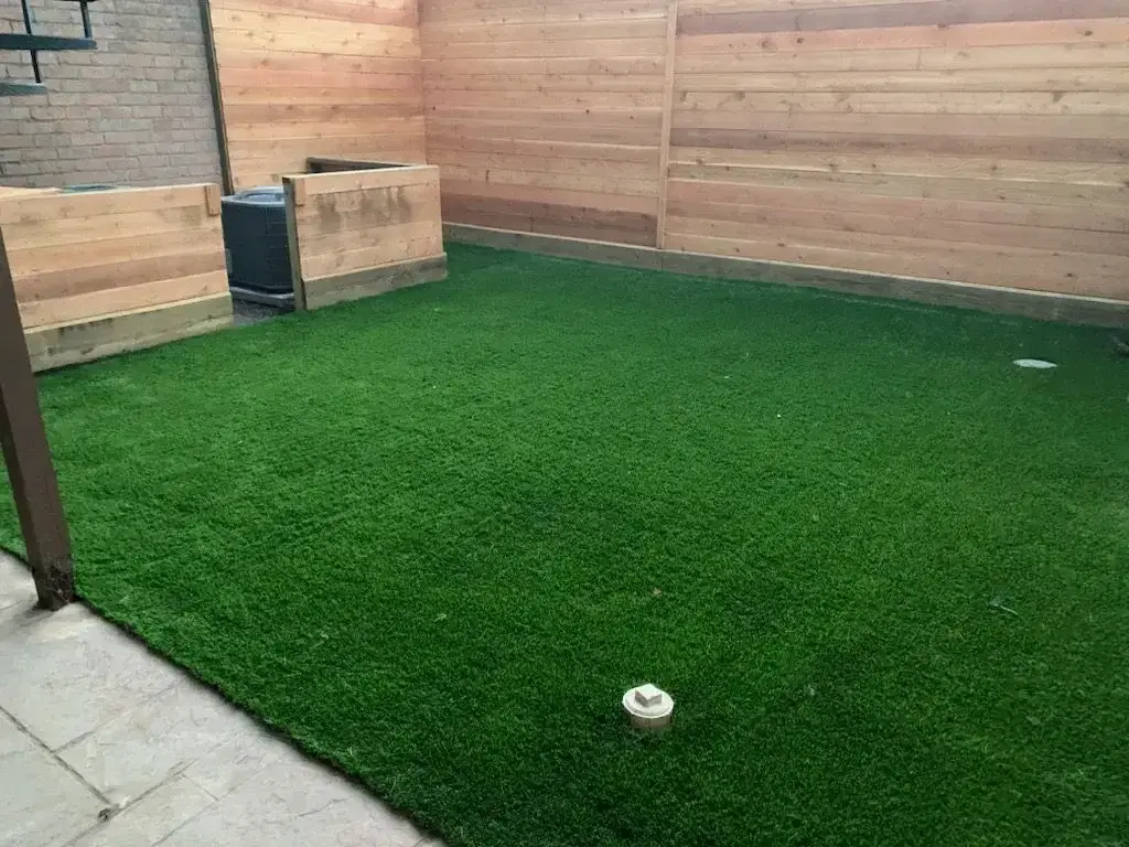 After soil mulching