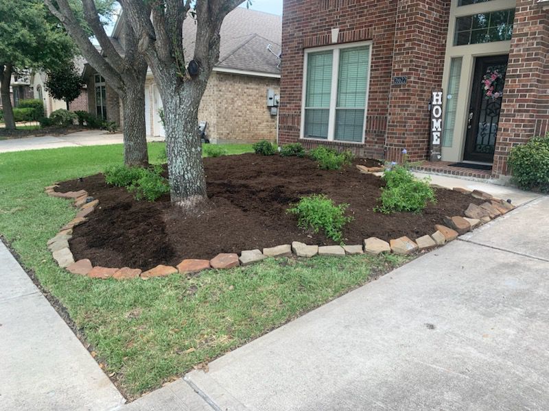 After soil mulching