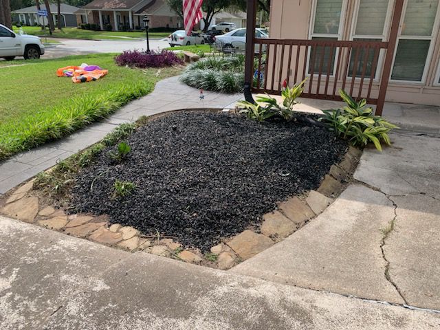After soil mulching