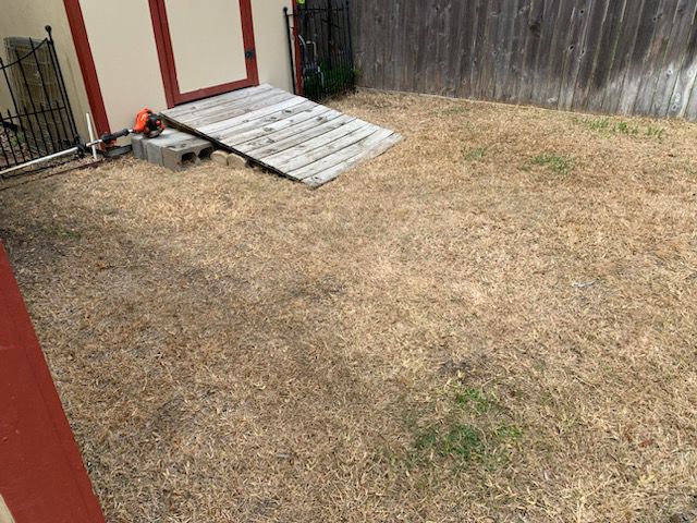 Before soil mulching