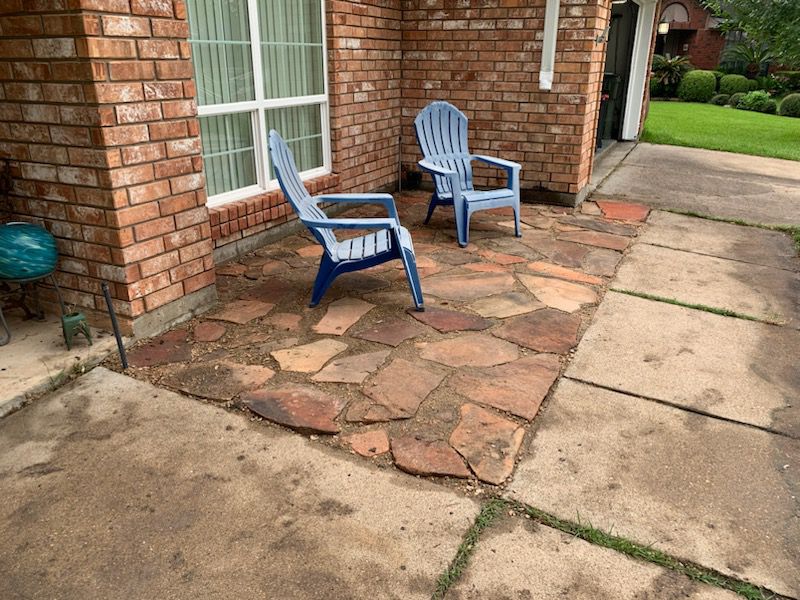 After patio renovation