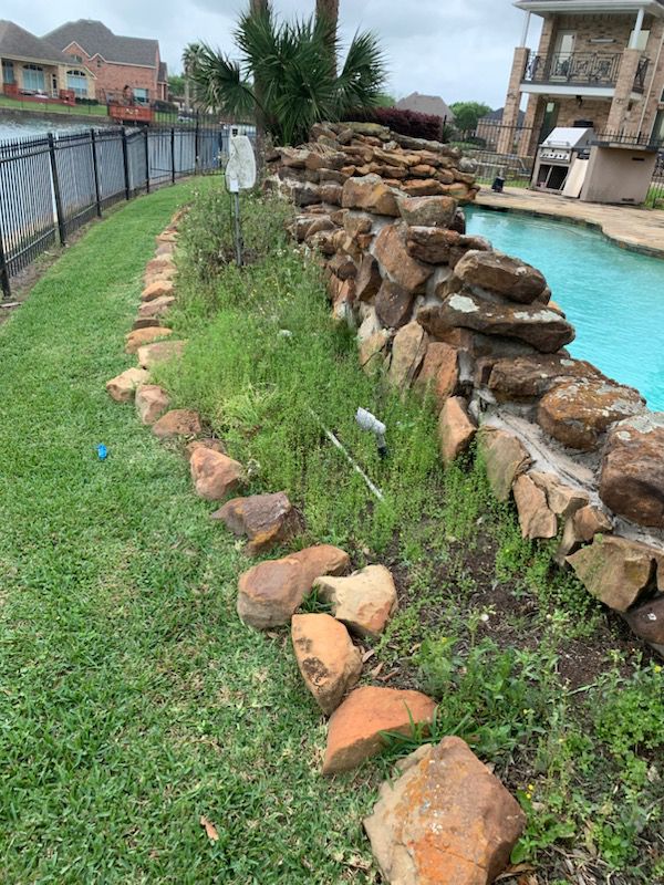 Before soil mulching