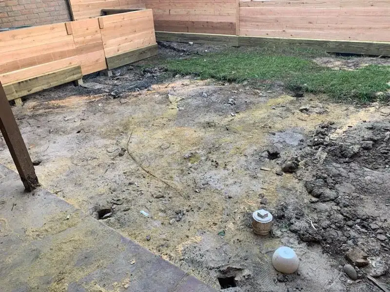 Before soil mulching